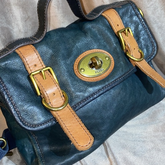 Vintage Fossil Reissue Messenger Bag A27 - Picture 9 of 16